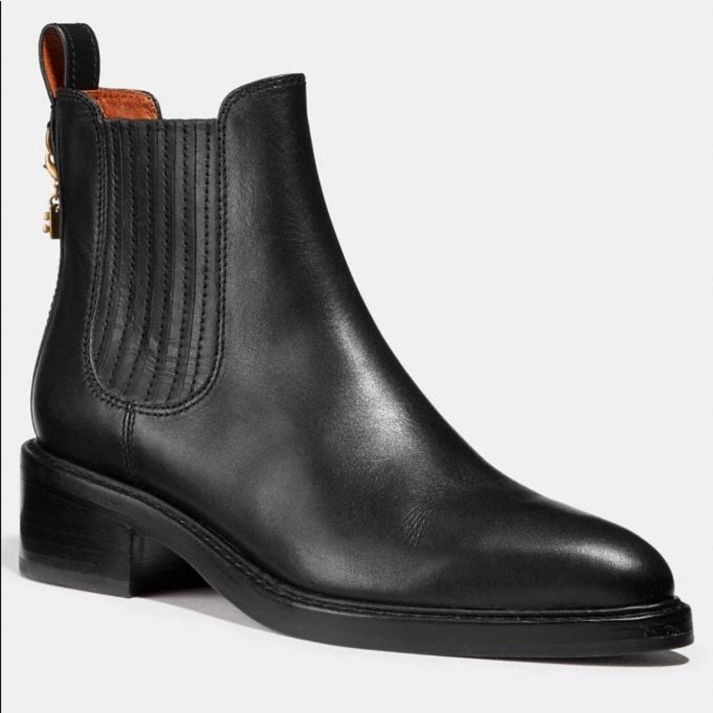 BRAND NEW IN BOX Coach Bowery All Leather Boots